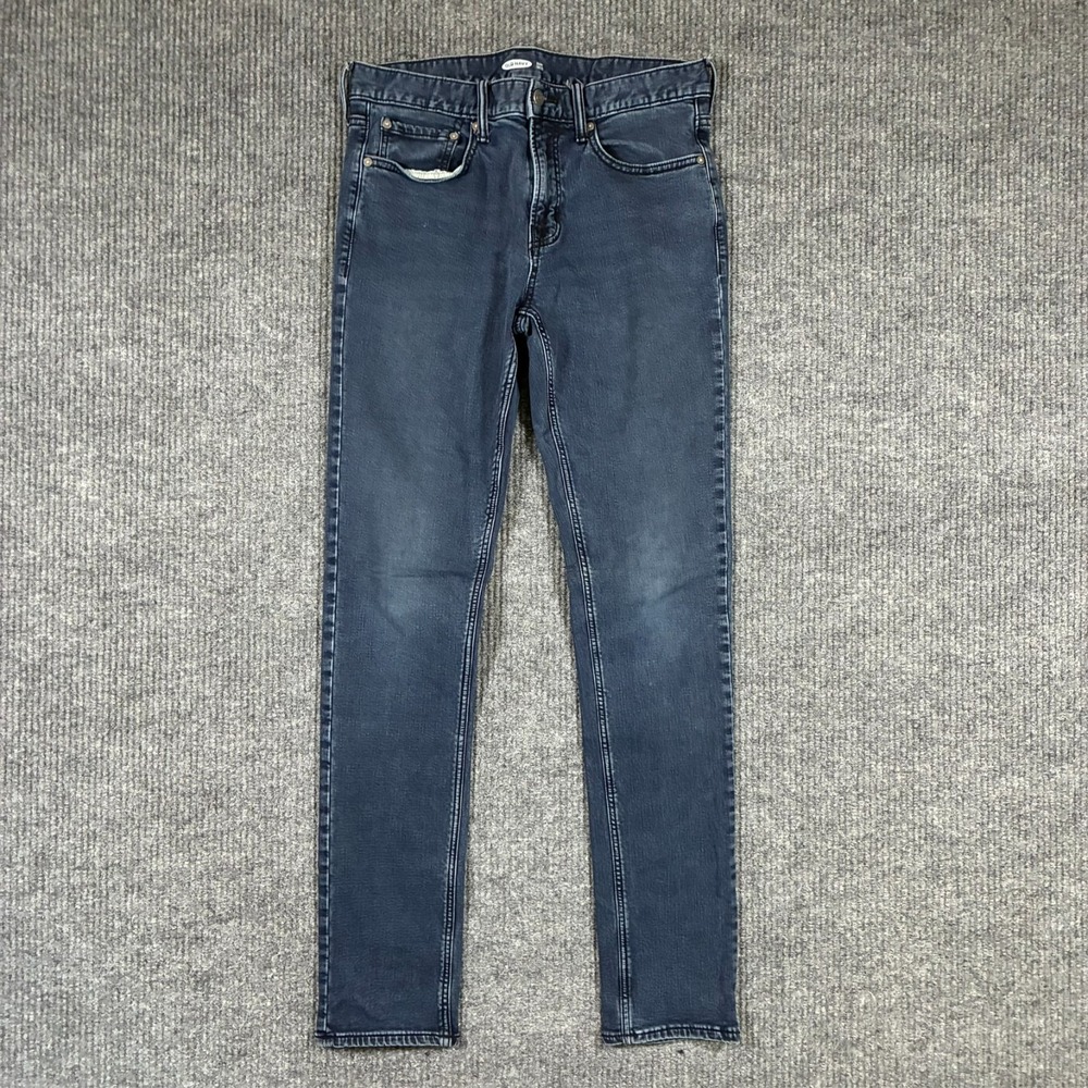 Old‎ Navy Slim 24/7 Mens Jeans Size 32x34 Blue Denim Cotton Stretch Low Rise